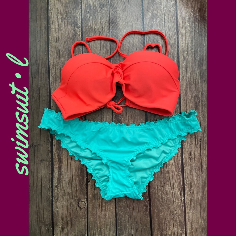 Coral & Mint • Swimsuit • L